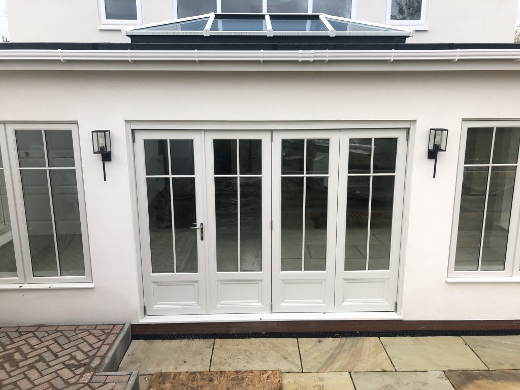 Timber bifold doors